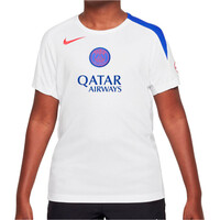 Nike camiseta de fútbol oficiales niño PSG Y NK DF STRK SS TOP K 3R vista frontal