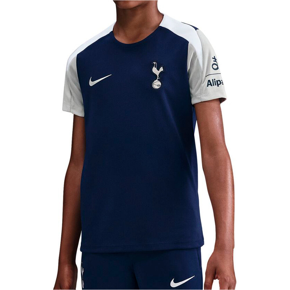 Nike camiseta de fútbol oficiales niño THFC Y NK DF STRK SS TOP K vista frontal