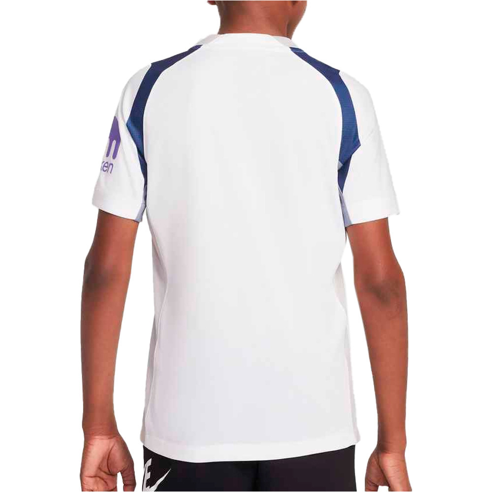 Nike camiseta de fútbol oficiales niño TOTTENHAM 25 Y NK DF JSY SS STAD HM vista trasera