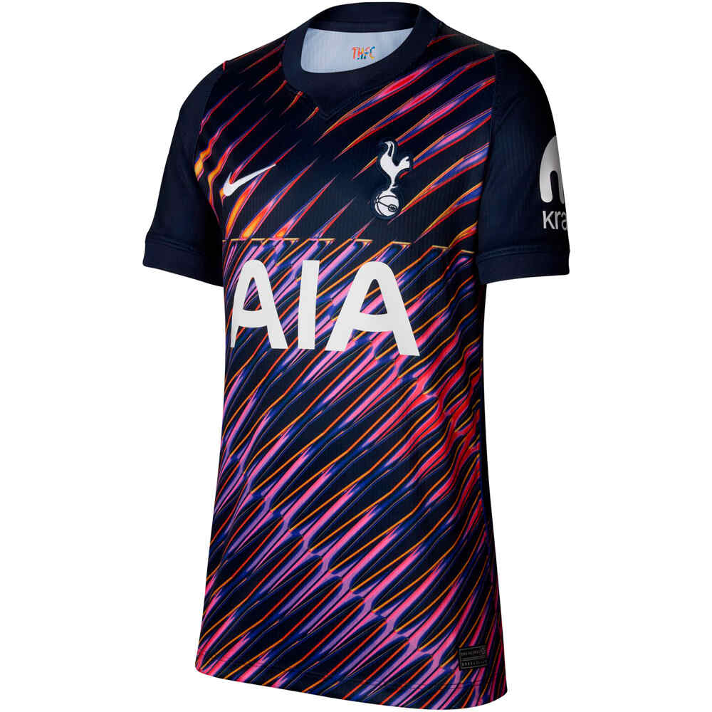 Nike camiseta de fútbol oficiales niño TOTTENHAM 27 Y NK DF JSY SS STAD AW 04