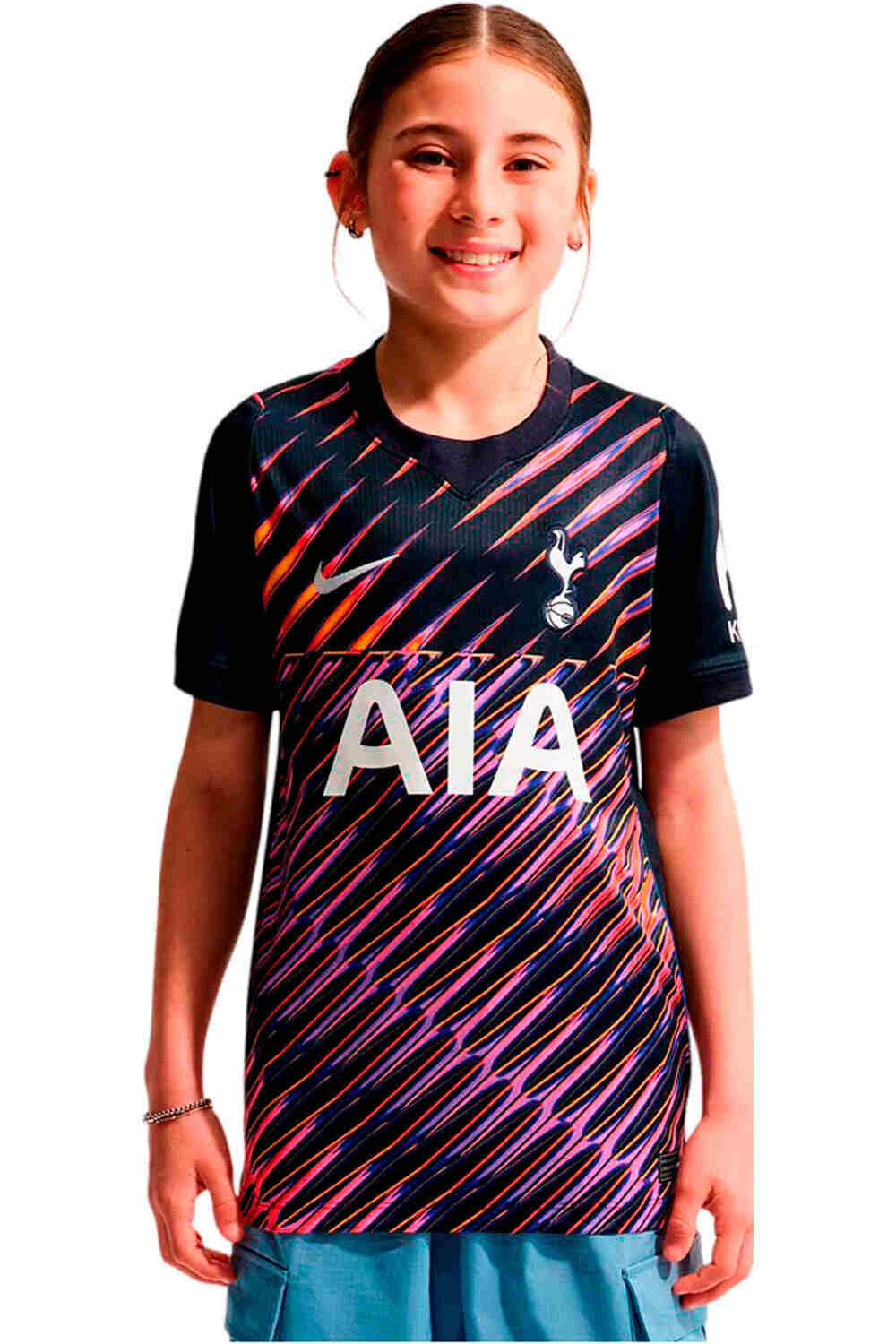Nike camiseta de fútbol oficiales niño TOTTENHAM 27 Y NK DF JSY SS STAD AW vista frontal
