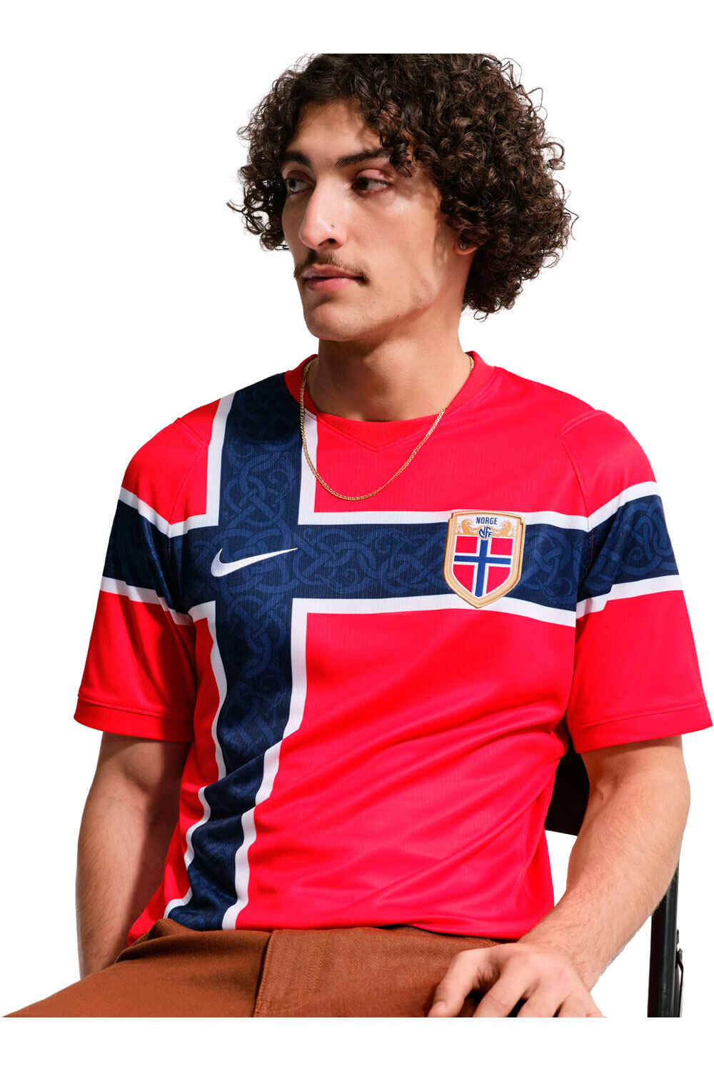 Nike camiseta de fútbol oficiales NORUEGA 26 M NK DF JSY SS STAD HM 04
