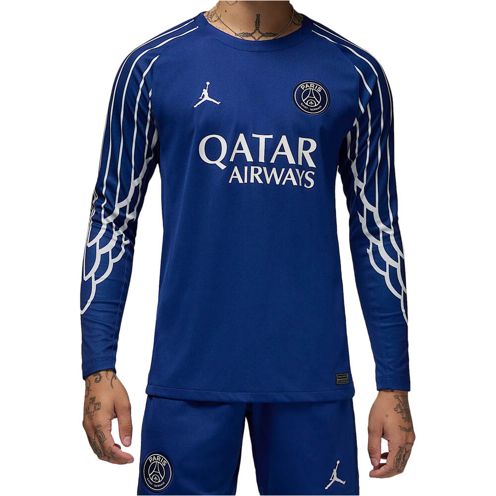Nike camiseta de fútbol oficiales PSG 25 M NK DF JSY LS STAD 4TH vista frontal
