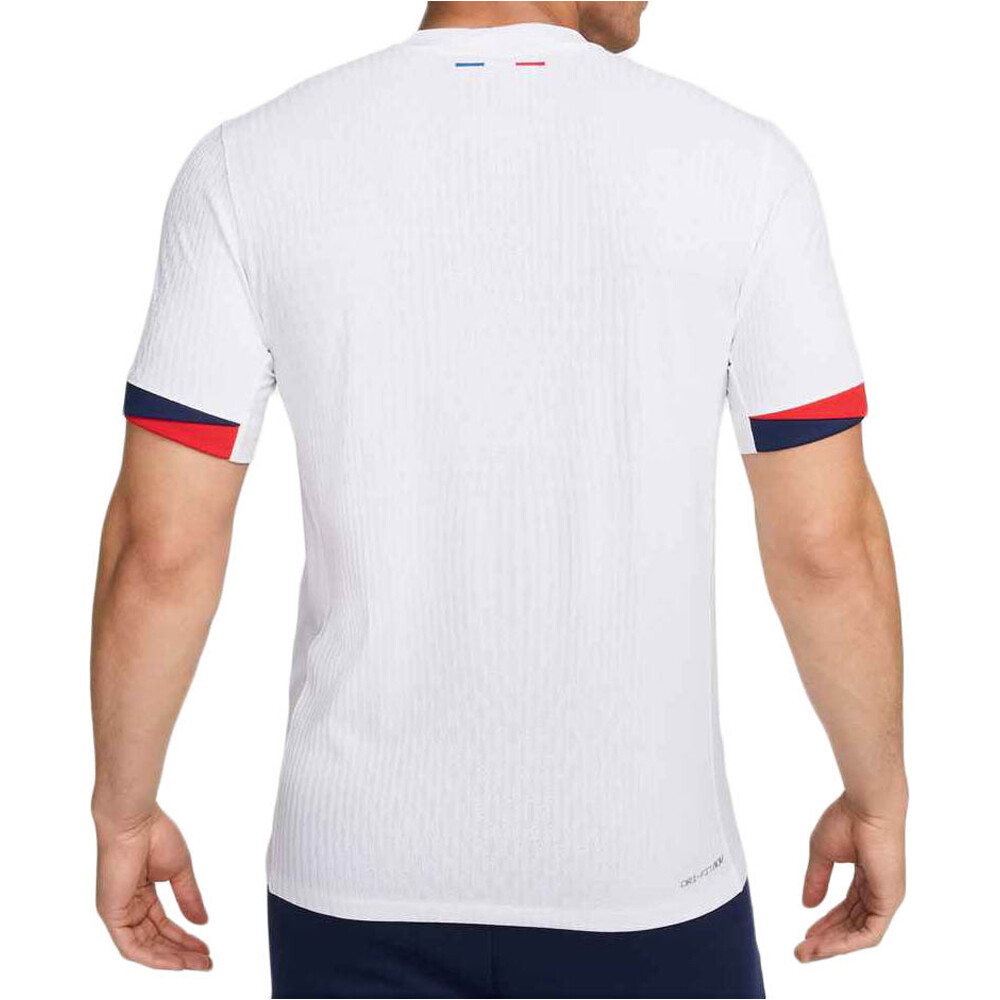Nike camiseta de fútbol oficiales PSG 25 M NK DFADV JSY SS MATCH AW vista trasera
