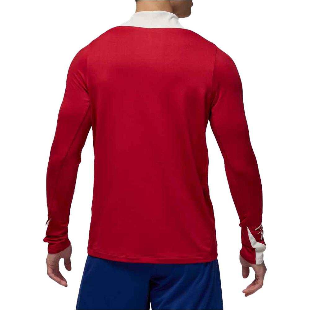 Nike camiseta de fútbol oficiales PSG 25 MNK DF STRK DRILL TOP K4TH vista trasera