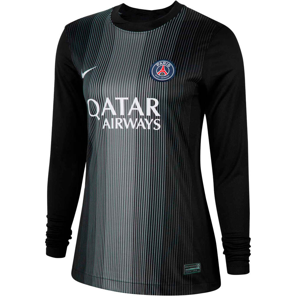 Nike camiseta de fútbol oficiales PSG 25 W NK DF STAD JSY LS GK vista frontal