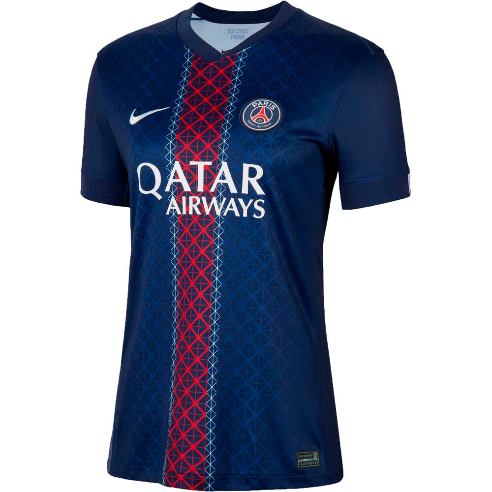 Nike camiseta de fútbol oficiales PSG 25 W NK DF STAD JSY SS HM vista frontal