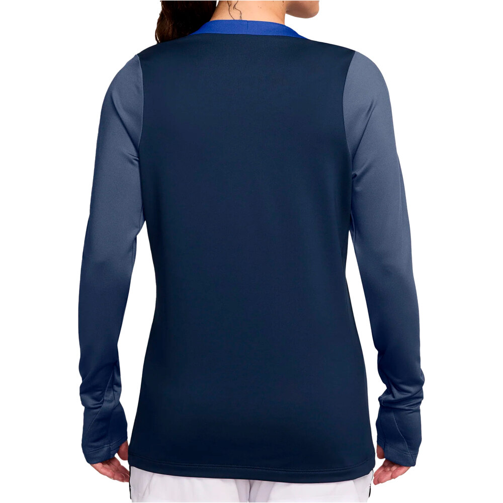 Nike camiseta de fútbol oficiales PSG 25 W NK DF STRK CREW TOP K vista trasera