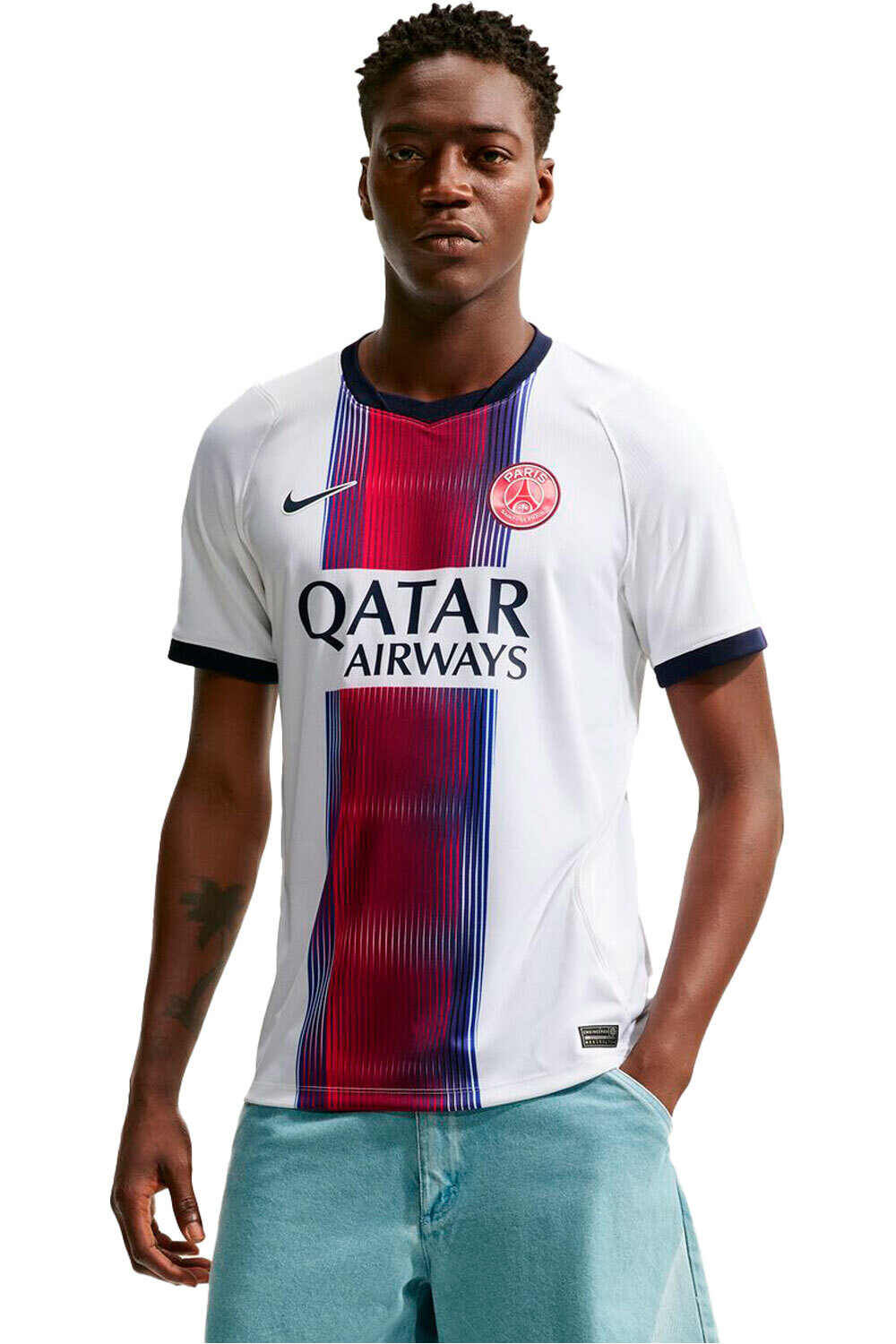 Nike camiseta de fútbol oficiales PSG 27 M NK DF JSY SS STAD AW vista frontal
