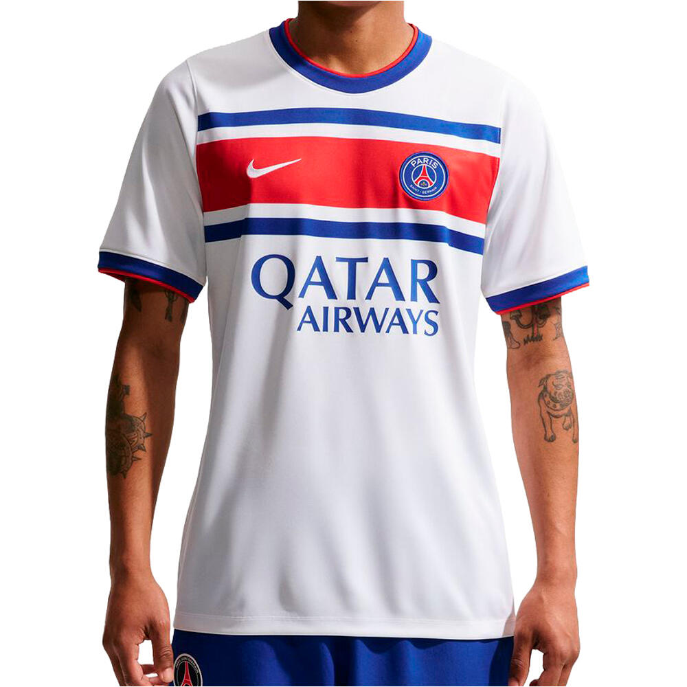 Nike camiseta de fútbol oficiales PSG 27 MNK DF SS TOP K HM PM vista frontal
