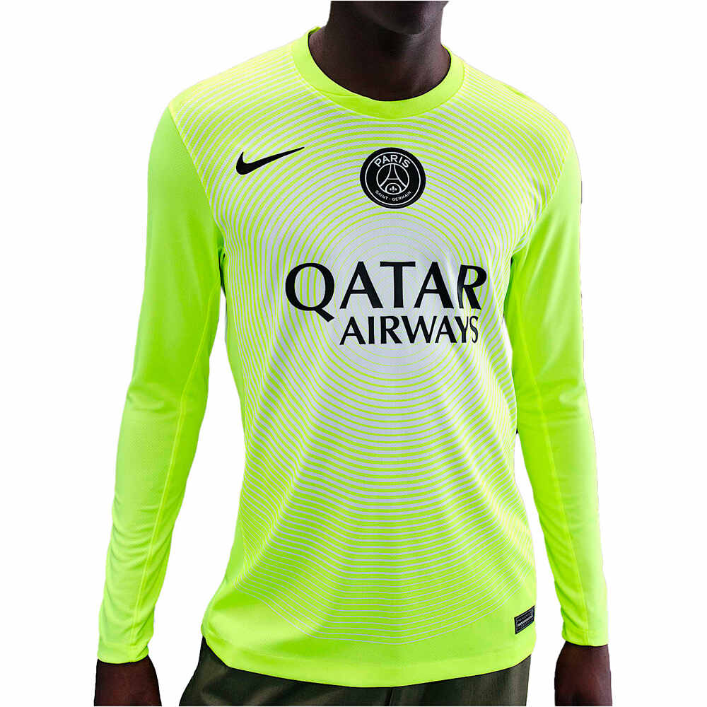 Nike camiseta de fútbol oficiales PSG M NK DF JSY LS STAD GK 3R vista frontal
