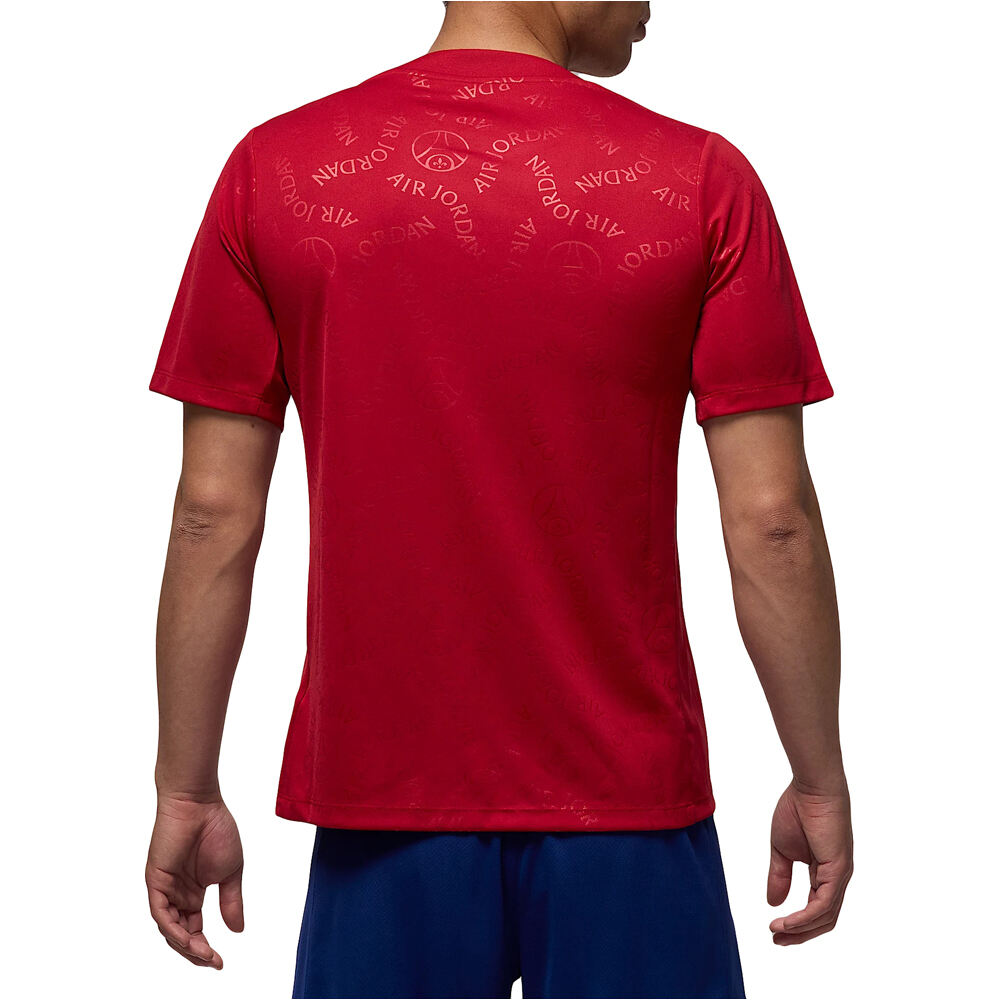 Nike camiseta de fútbol oficiales PSG MNK DF ACDPR SS TOP K4THPM vista trasera