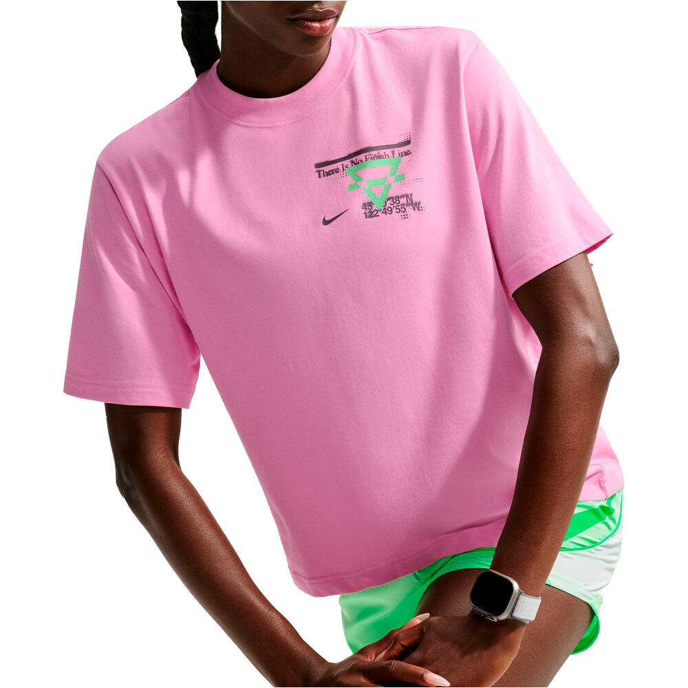 Nike camiseta entrenamiento manga corta mujer W NK DF SWIFT BXY JXASPRT TEE vista detalle