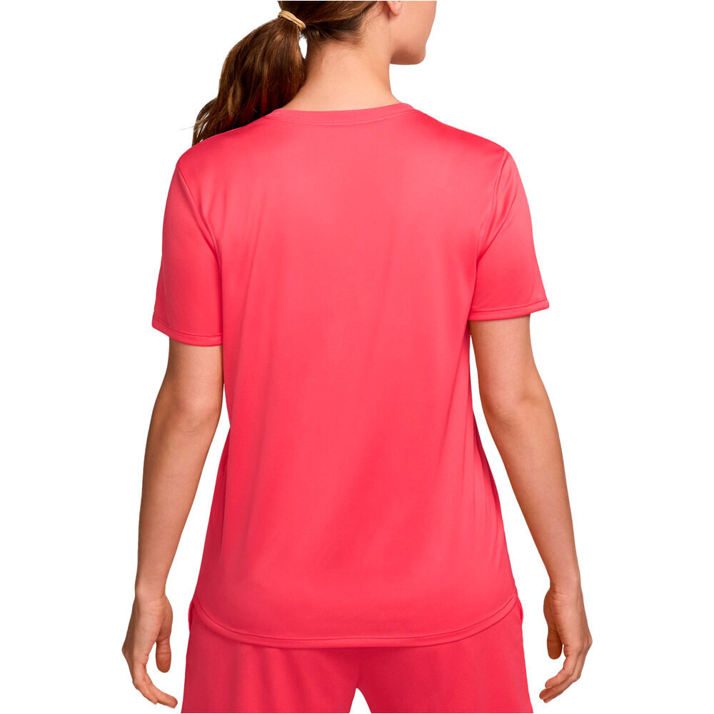 Nike camiseta entrenamiento manga corta mujer W NK DF TEE RLGND HBR vista trasera