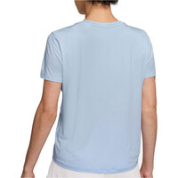 Nike camiseta entrenamiento manga corta mujer W NK ONE SWSH HBR DF SS TOP vista trasera