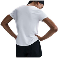 Nike camiseta entrenamiento manga corta mujer W NK ONE SWSH HBR DF SS TOP vista trasera