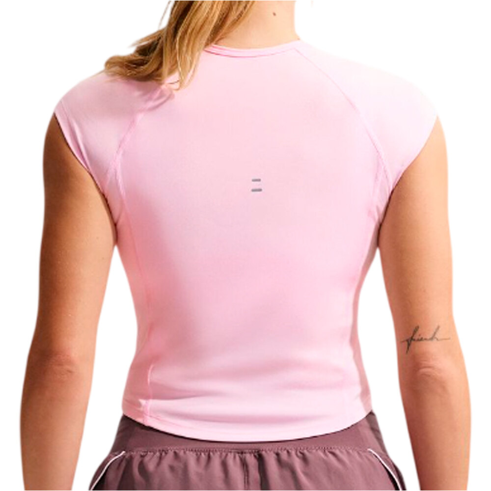 Nike camiseta entrenamiento manga corta mujer W NK TEMPO SWOOSH RUN DF SS vista trasera