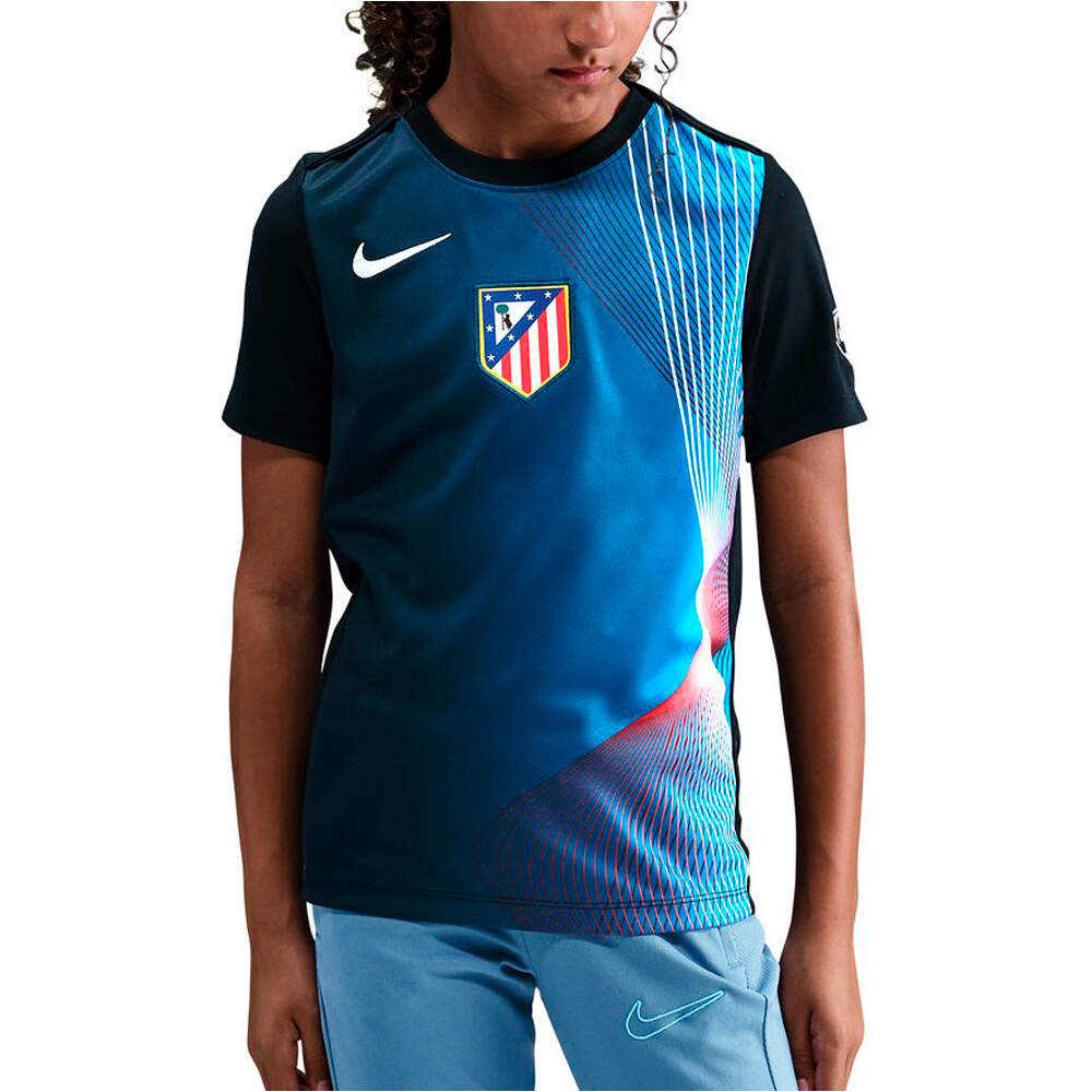 Nike camiseta entrenamiento niño ATM YNK DF ACDPR SS TOP K 3RPM vista frontal