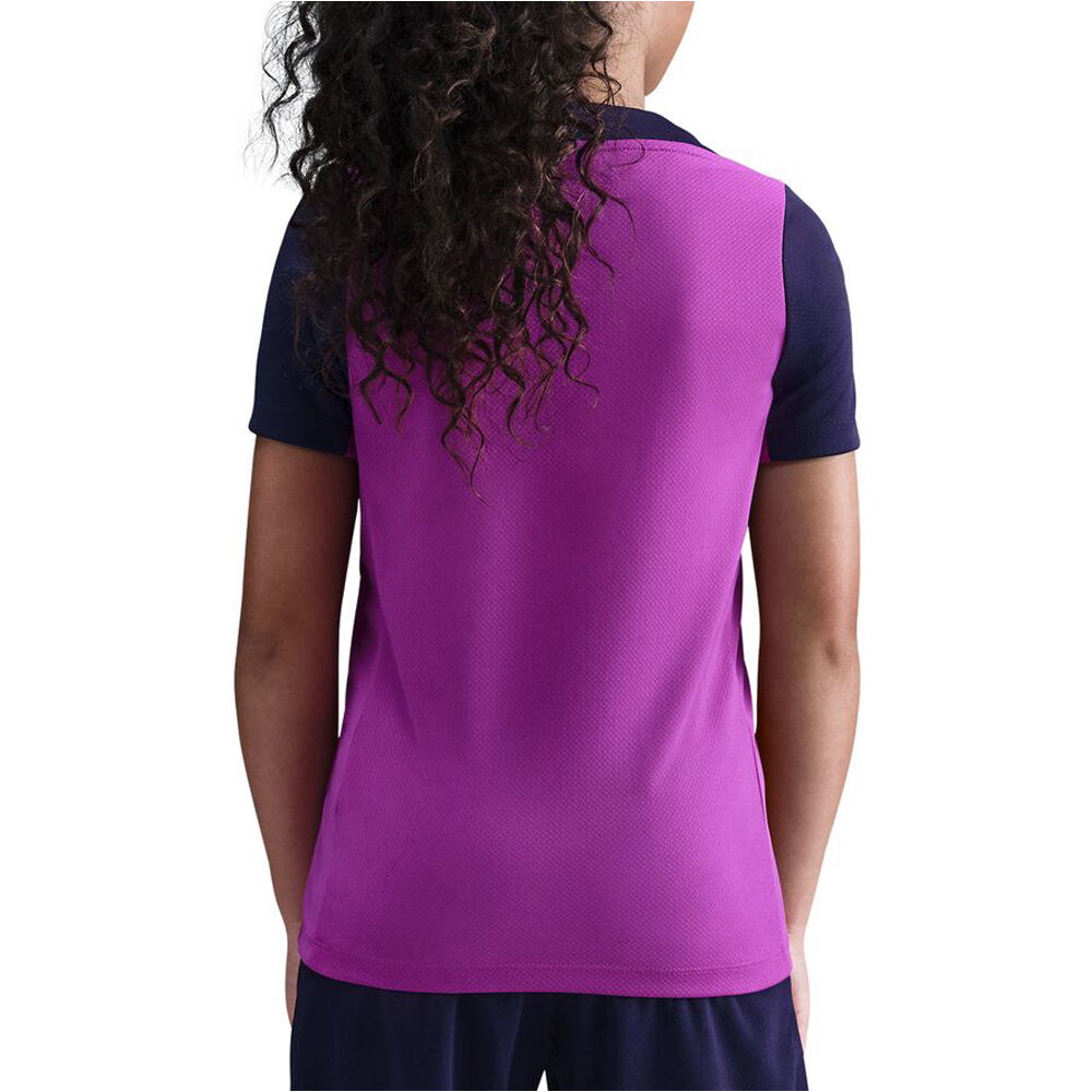 Nike camiseta entrenamiento niño BARCELON 26 Y NK DF STRK SS TOP K MO vista trasera