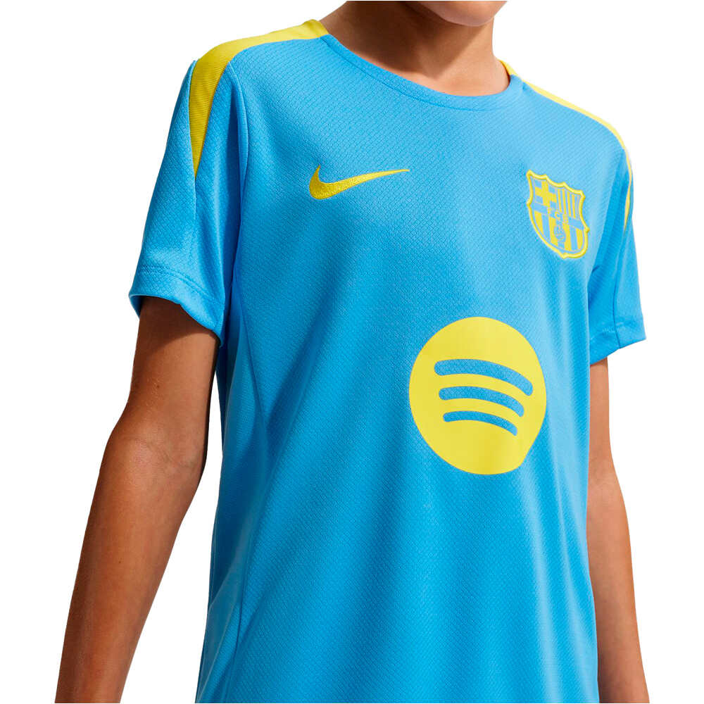 Nike camiseta entrenamiento niño BARCELONA 26 Y DF STRIKE SS TOP vista detalle