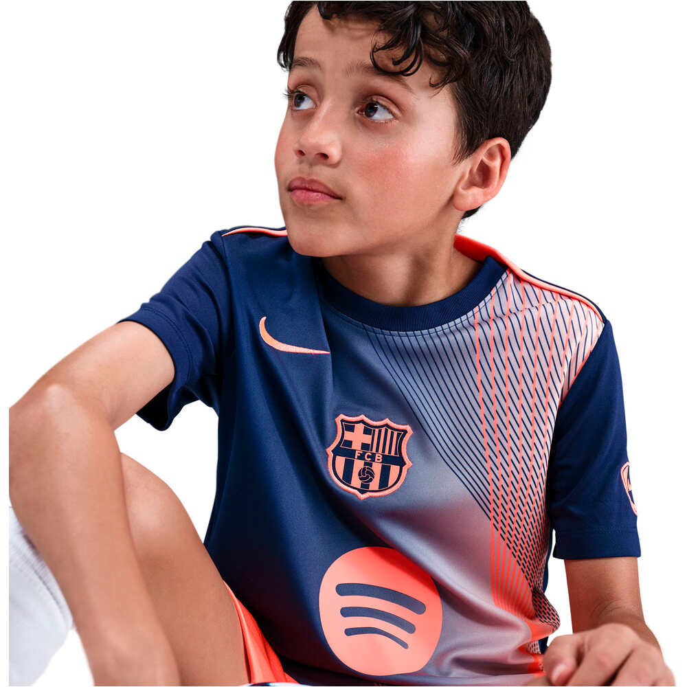 Nike camiseta entrenamiento niño BARCELONA 26 YNK DF ACDPR SS TOP K 3RPM 04