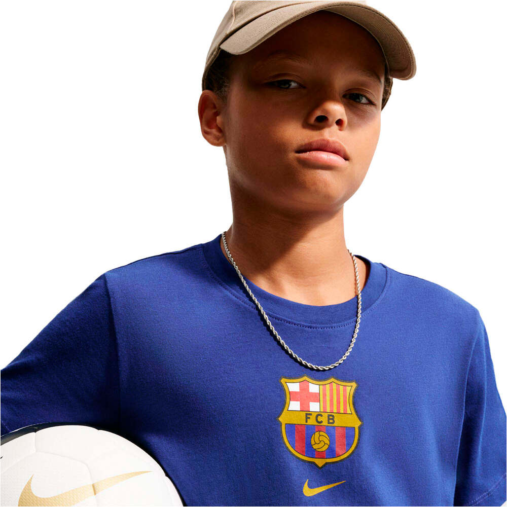 Nike camiseta entrenamiento niño BARCELONA 27 U NK CREST TEE AZ 04