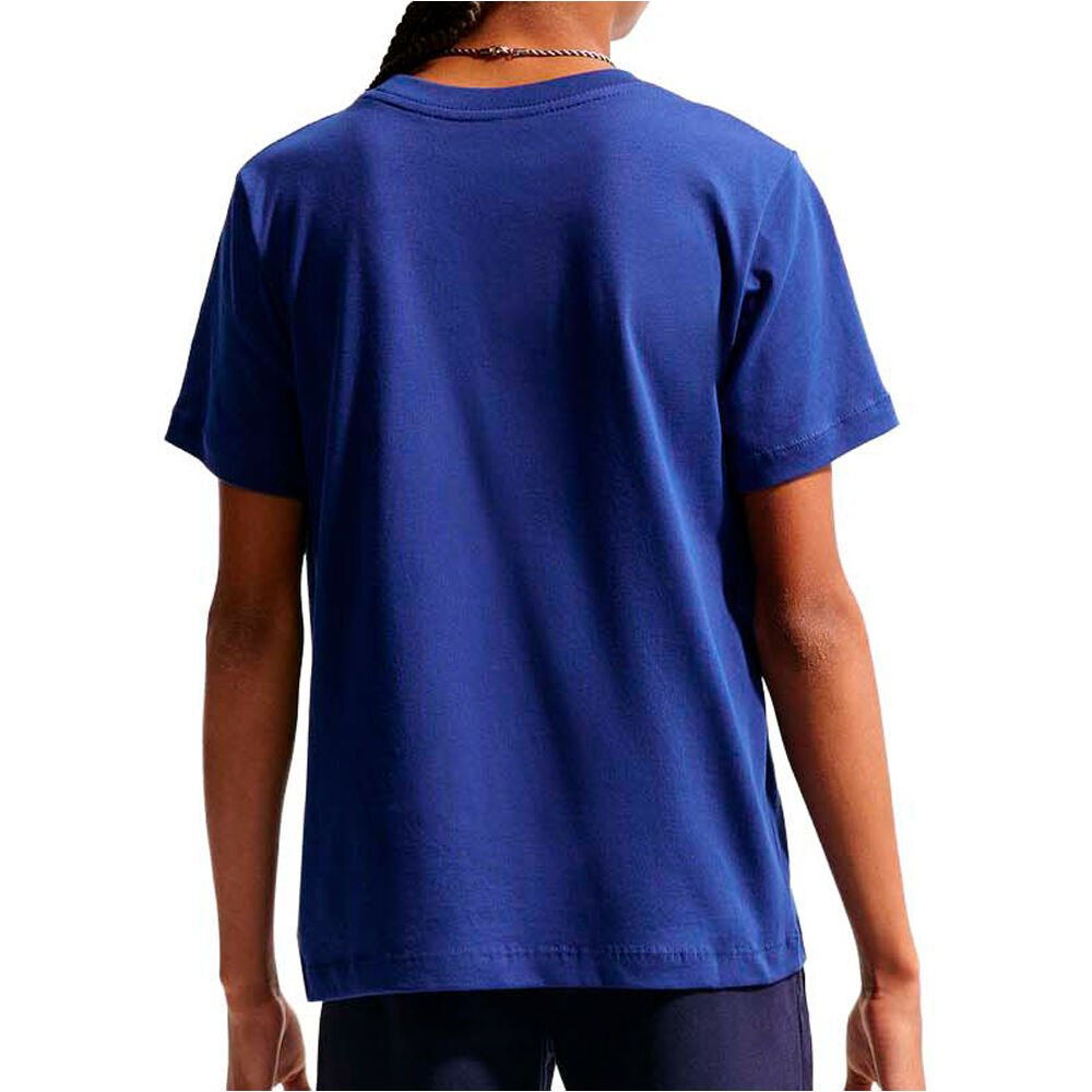 Nike camiseta entrenamiento niño BARCELONA 27 U NK CREST TEE AZ vista trasera