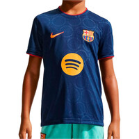 Nike camiseta entrenamiento niño BARCELONA 27 Y NK DF SS TOP K 3R PM vista frontal