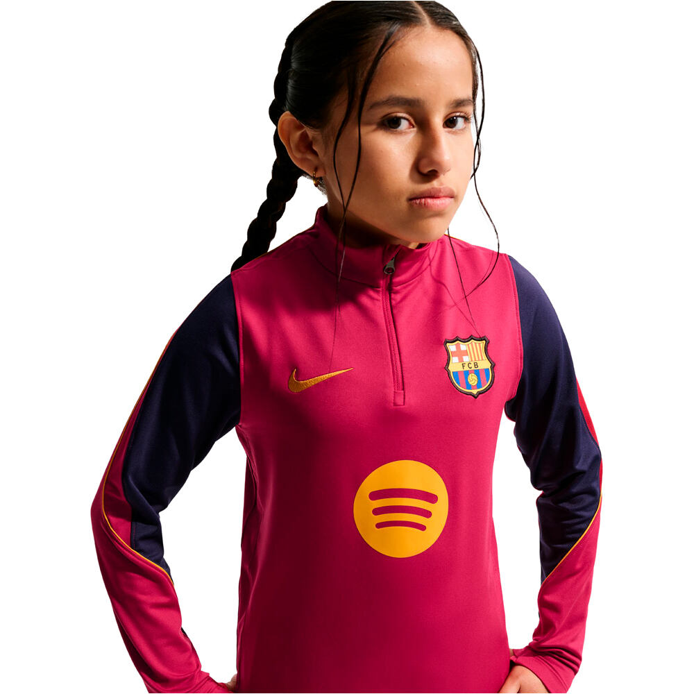 Nike camiseta entrenamiento niño BARCELONA 27 Y NK DF STRK DRILL TOP K vista detalle