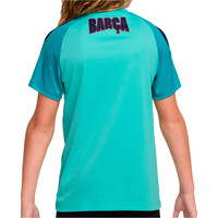 Nike camiseta entrenamiento niño BARCELONA 27 Y NK DF STRK SS TOP K 3R vista trasera