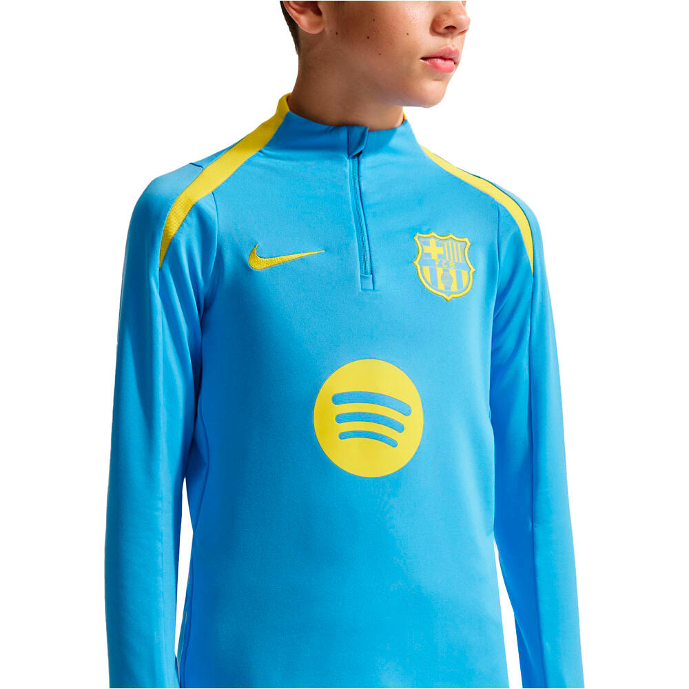Nike camiseta entrenamiento niño FCB Y NK DF STRK DRILL TOP KSE vista detalle