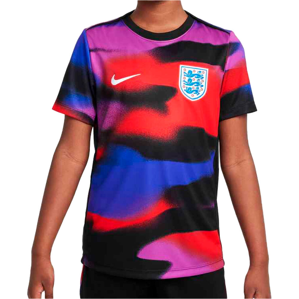 Nike camiseta entrenamiento niño INGLATERRA 25 Y NK DF ACDPR SS TOP PM vista frontal