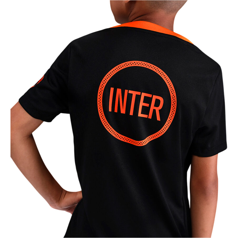 Nike camiseta entrenamiento niño INTER YNK DF ACDPR SSTOP K3RPM vista trasera