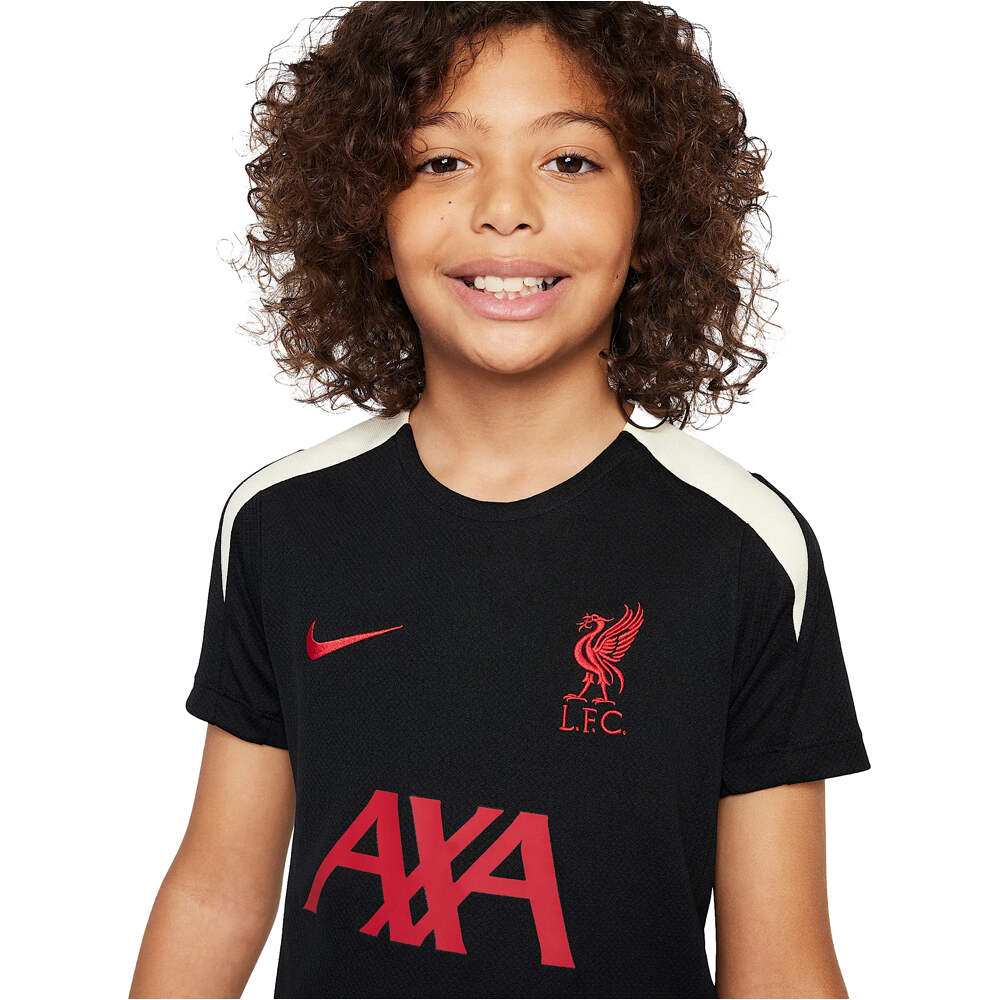 Nike camiseta entrenamiento niño LIVERPOOL 25 Y NK DF STRK SS TOP K SE vista detalle