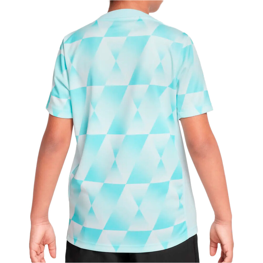 Nike camiseta entrenamiento niño NORUEGA 25 Y NK DF ACDPR SS TOP PM vista trasera