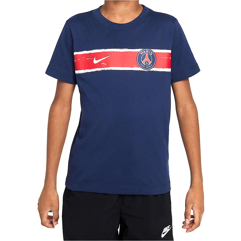 Nike camiseta entrenamiento niño PSG 25 U NK HERITAGE TEE vista frontal