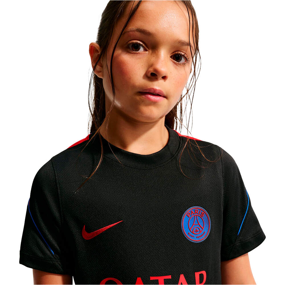 Nike camiseta entrenamiento niño PSG 27 Y NK DF STRK SS TOP K vista detalle