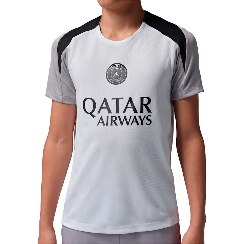 Nike camiseta entrenamiento niño PSG Y NK DF STRK SS TOP K SE5 vista frontal