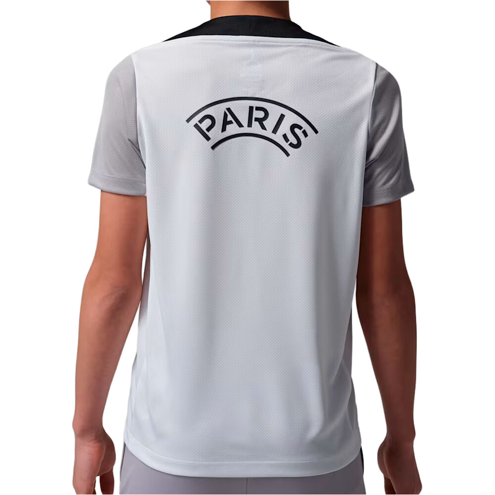 Nike camiseta entrenamiento niño PSG Y NK DF STRK SS TOP K SE5 vista trasera