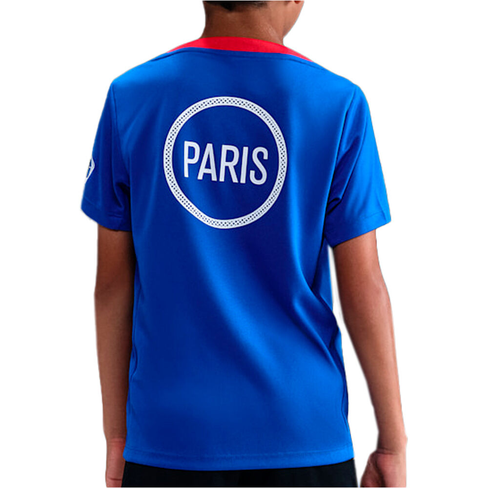 Nike camiseta entrenamiento niño PSG YNK DF ACDPR SS TOP K 3RPM vista trasera