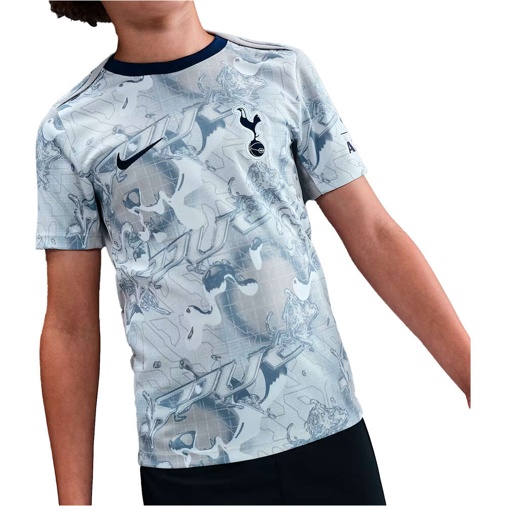 Nike camiseta entrenamiento niño THFC YNK DF ACDPR SS TOP HM PM vista frontal