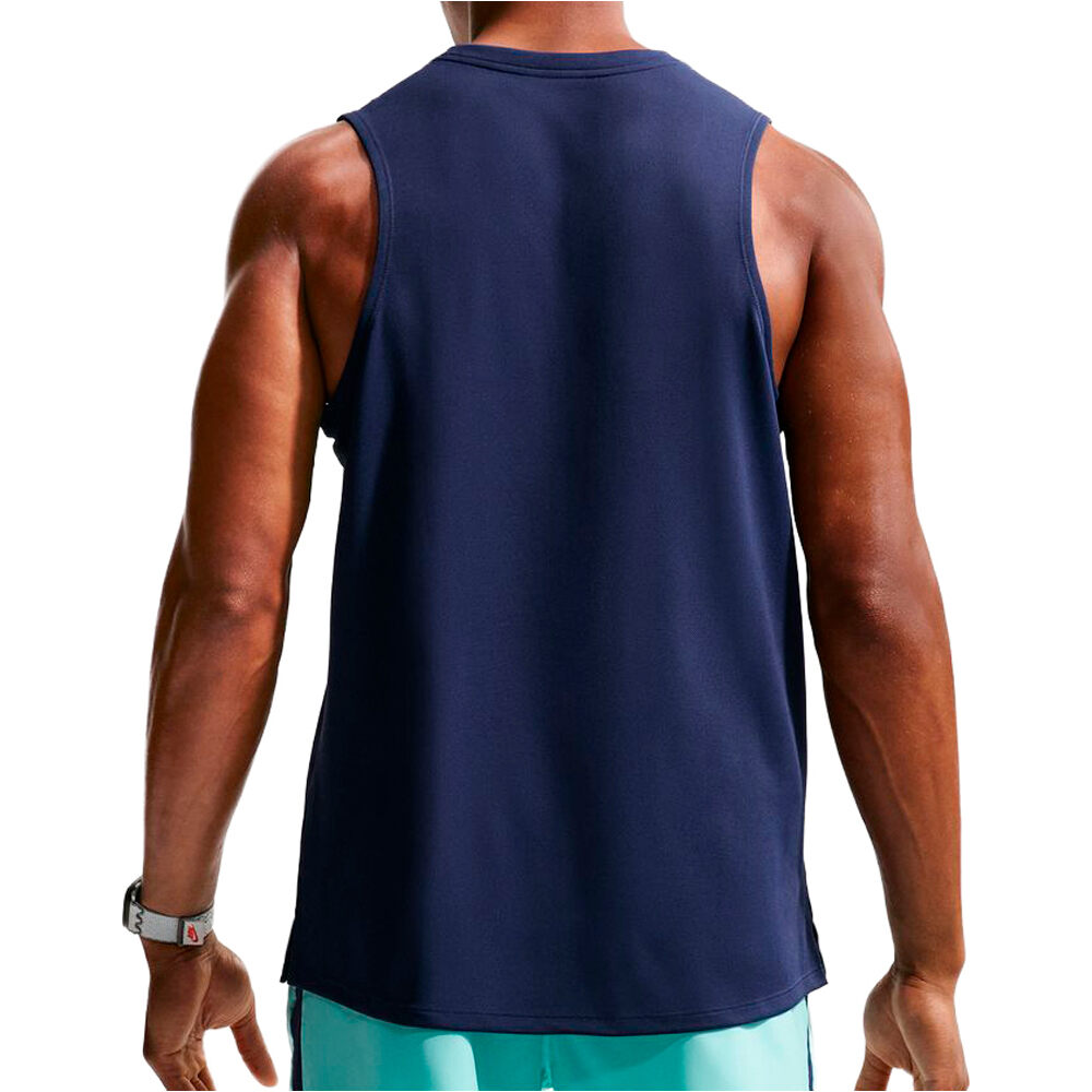 Nike camiseta entrenamiento tirantes hombre M NK DF MILER TANK TOP vista trasera