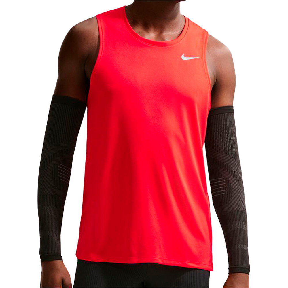 Nike camiseta entrenamiento tirantes hombre M NK DF MILER TANK vista frontal