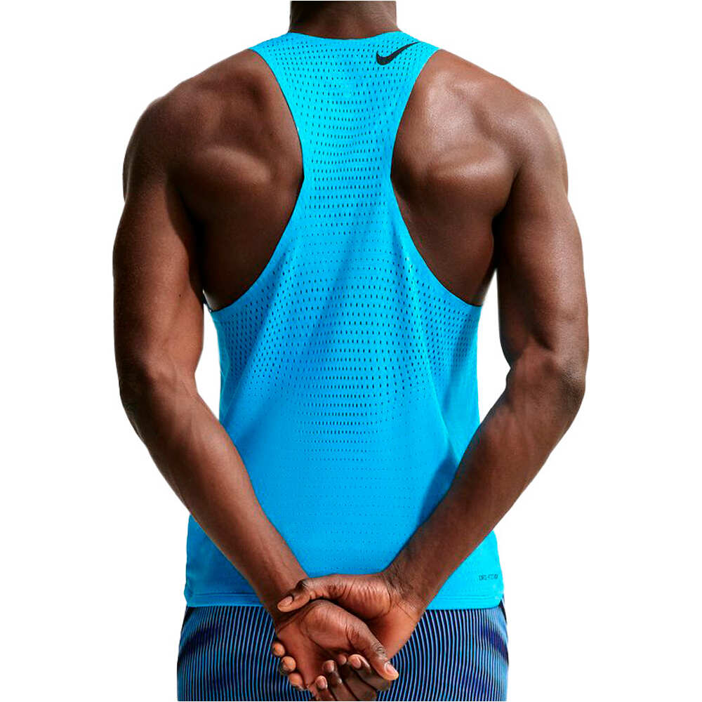 Nike camiseta entrenamiento tirantes hombre M NK DFADV AROSWFT SINGLET vista trasera