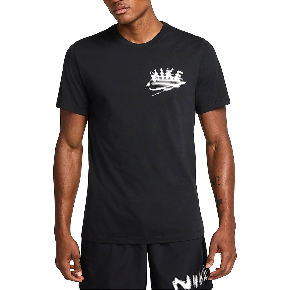 Nike camiseta fitness hombre M NK DF TEE BRAND READ vista frontal