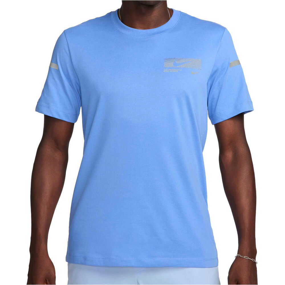 Nike camiseta fitness hombre M NK DF TEE FLASH HBR vista frontal