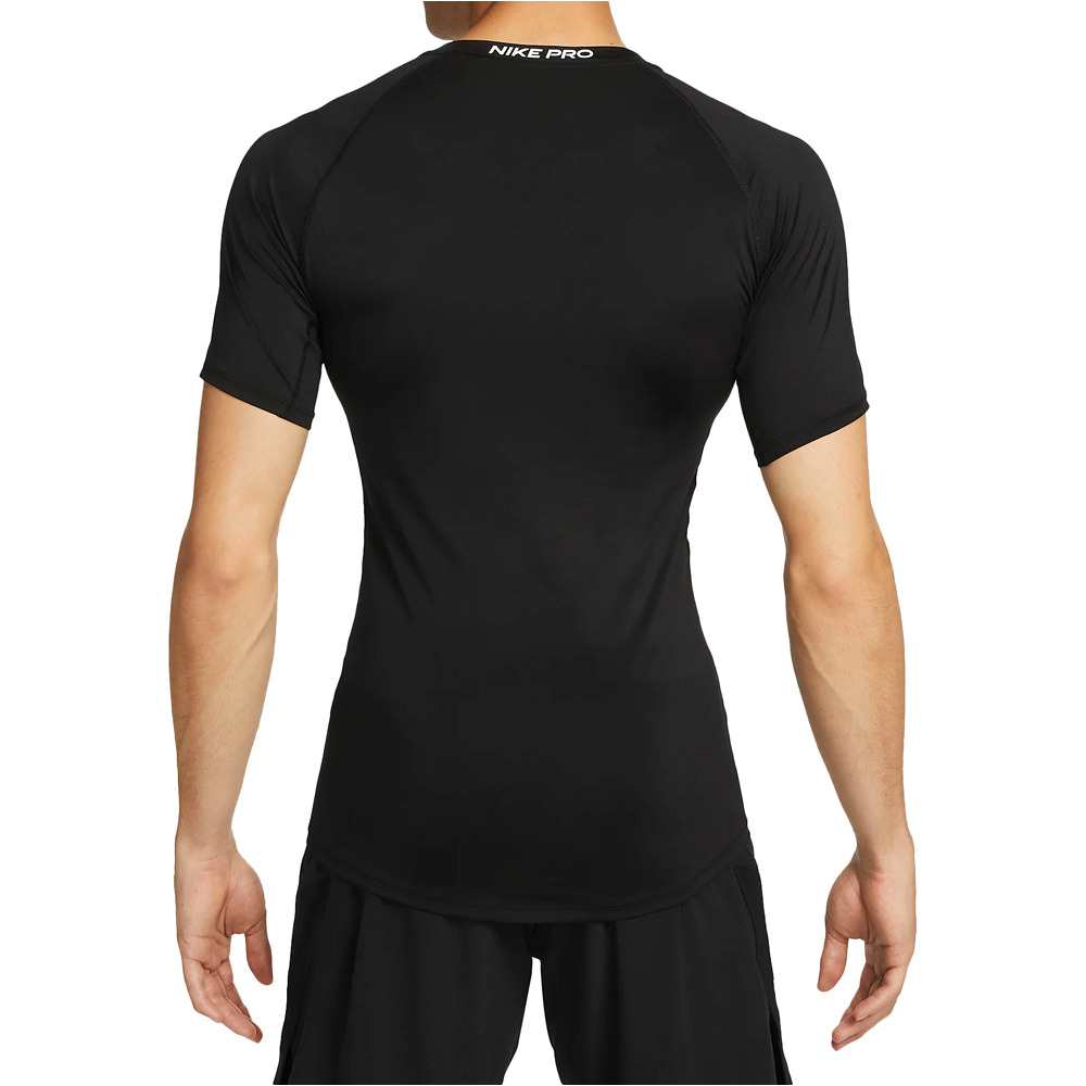 Nike camiseta fitness hombre M NP DF TIGHT TOP SS vista trasera