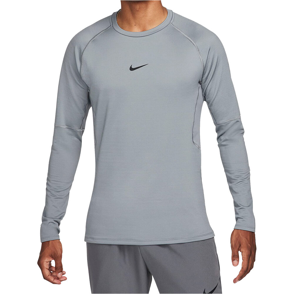 Nike camiseta fitness hombre M NP TOP WARM LS CREW vista frontal
