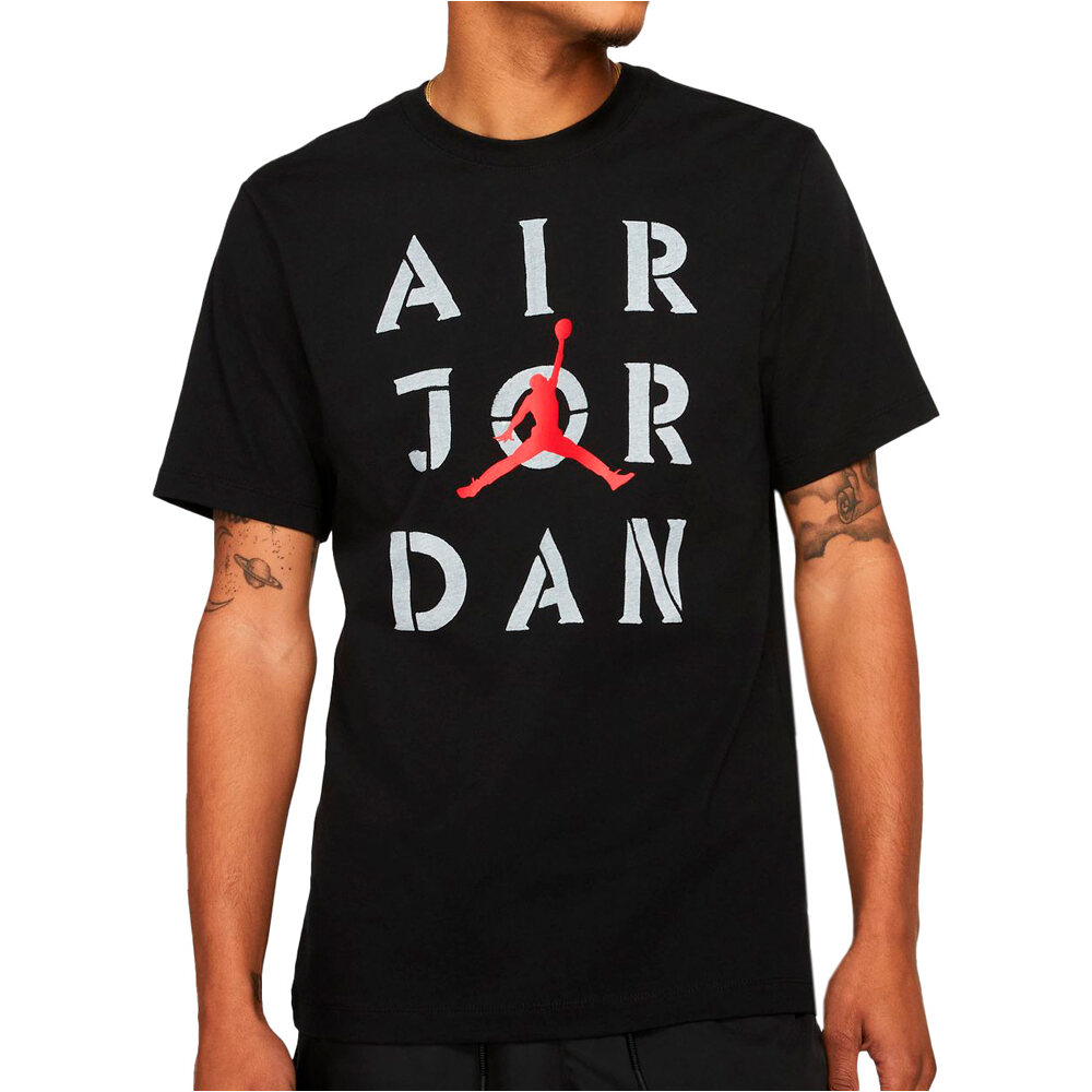 Nike camiseta manga corta hombre M J AJ5 GFX SS CREW vista frontal