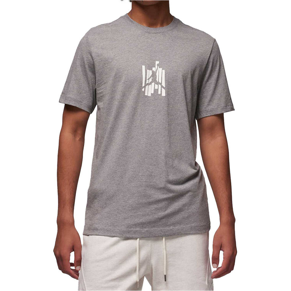 Nike camiseta manga corta hombre M J BRAND GFX SS CREW vista frontal